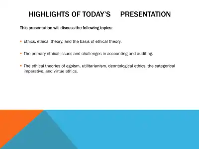 Ethical Behavior And Theory In Accounting - Page 2 preview image