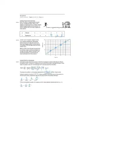 AP Physics 1 Workbook Unit 1 Kinematics Displacem - Page 3 preview image