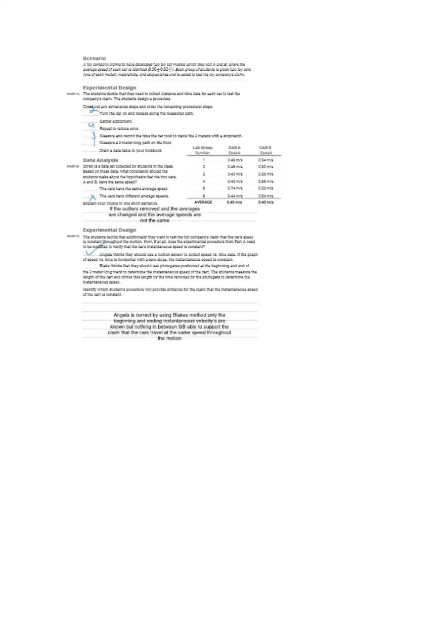AP Physics 1 Workbook  Unit 1 Kinematics Displacem, page 4
