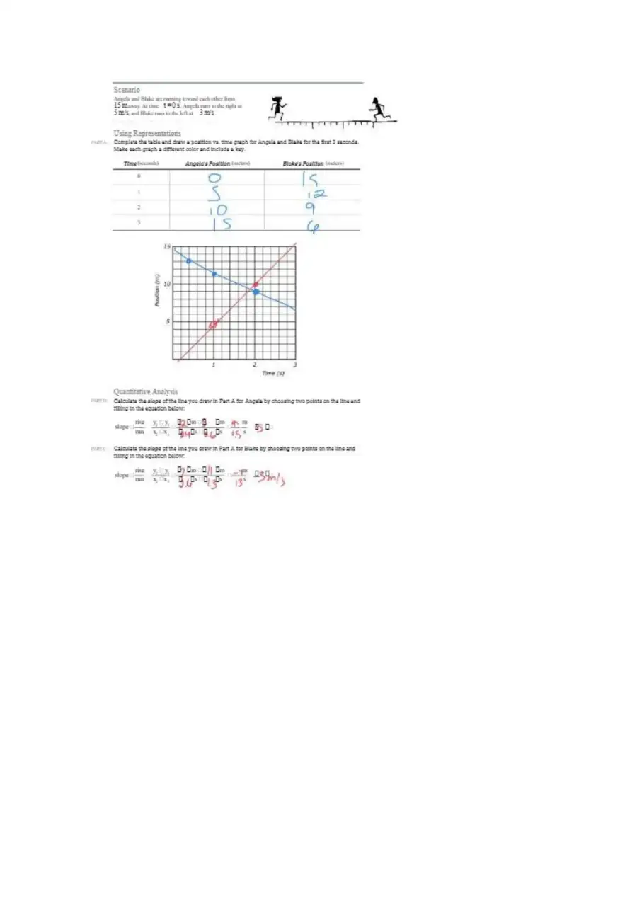 AP Physics 1 Workbook  Unit 1 Kinematics Displacem, page 5