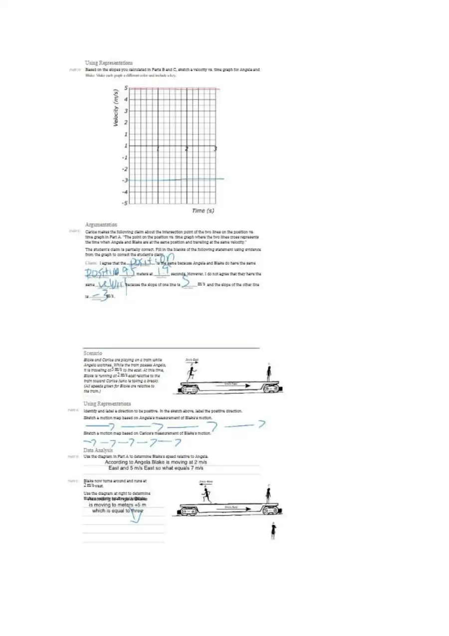 AP Physics 1 Workbook  Unit 1 Kinematics Displacem, page 6