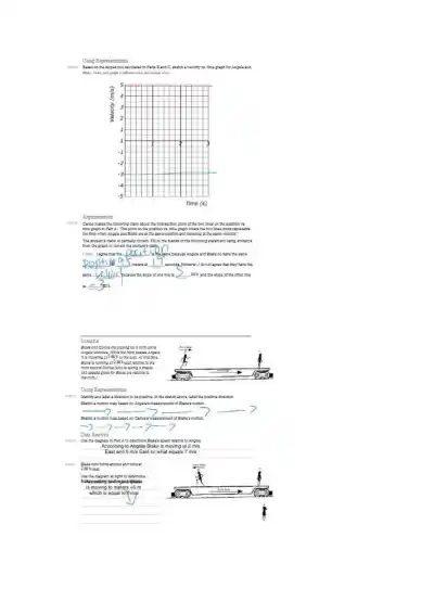 AP Physics 1 Workbook Unit 1 Kinematics Displacem - Page 6 preview image