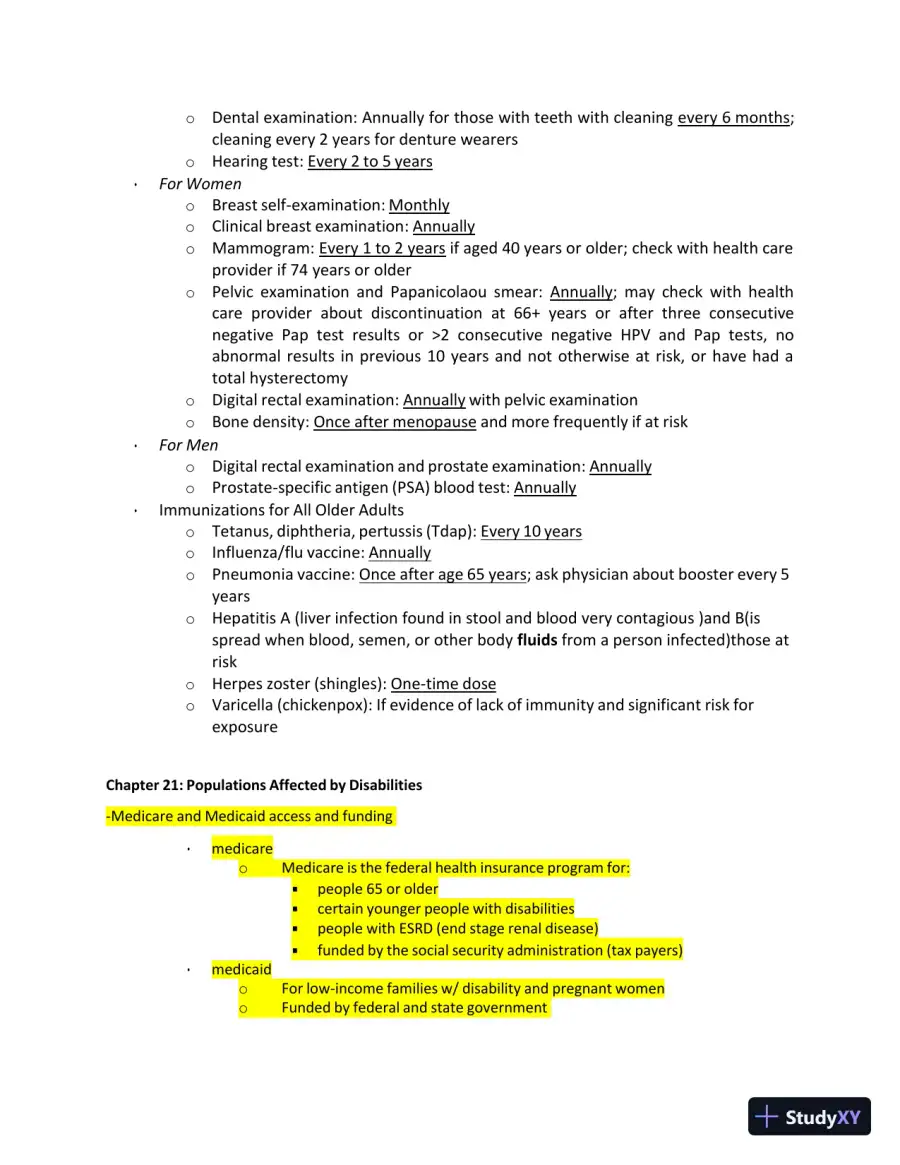 2024-2025 NR442 Community Health Nursing Exam 2 with Answers (41 Solved Questions), page 4