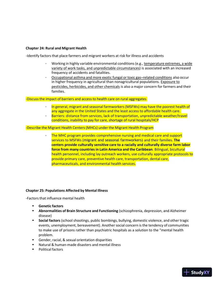 2024-2025 NR442 Community Health Nursing Exam 2 with Answers (41 Solved Questions), page 6