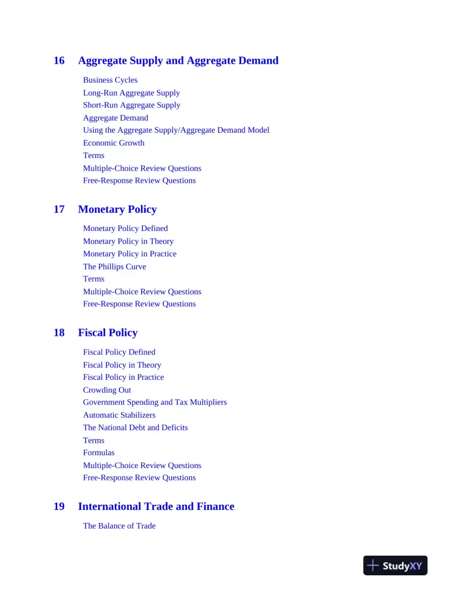 AP Microeconomics/Macroeconomics Premium, 2023: 4 Practice Tests Comprehensive Review (2023), page 16