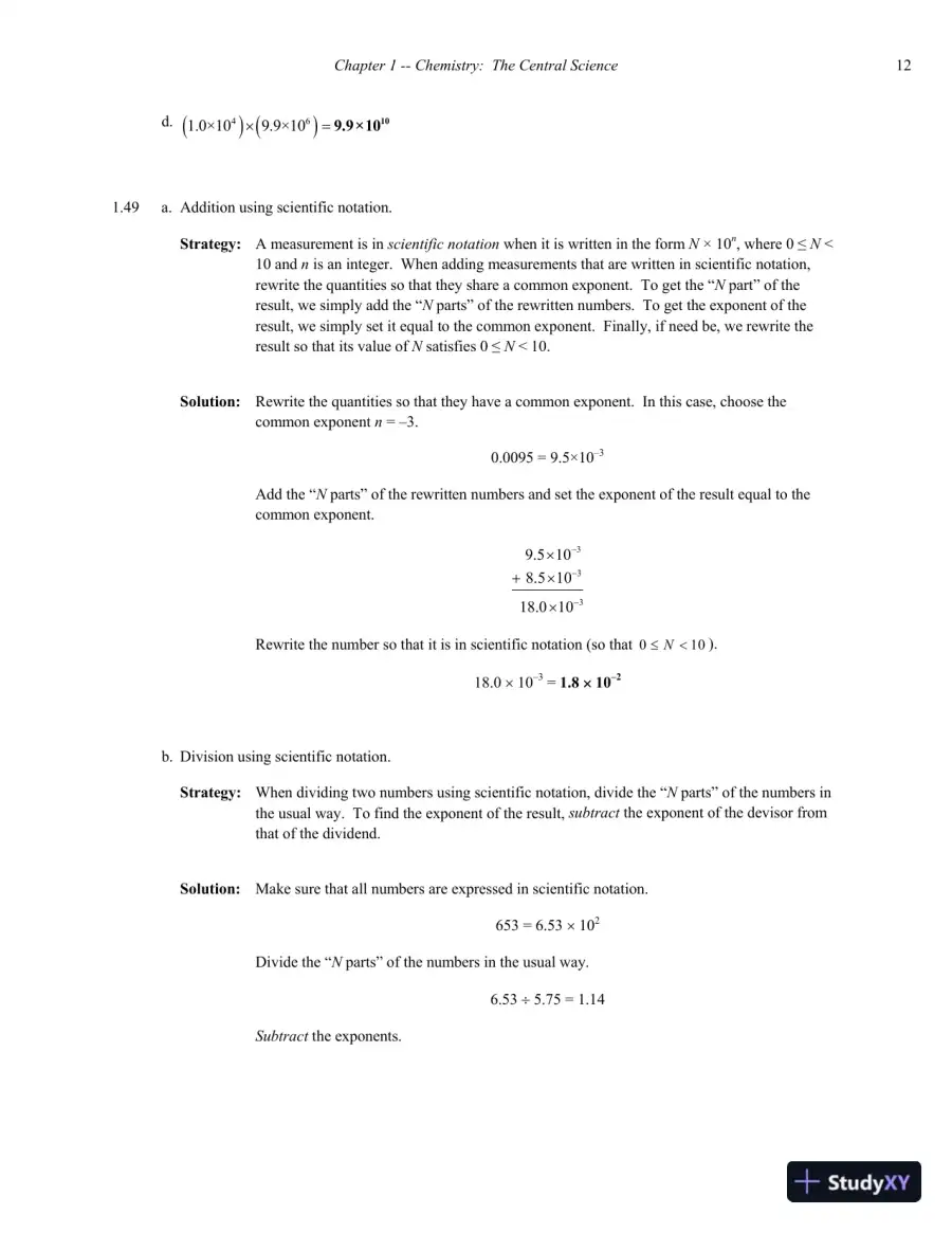 Chemistry 4th Edition Solution Manual, page 13