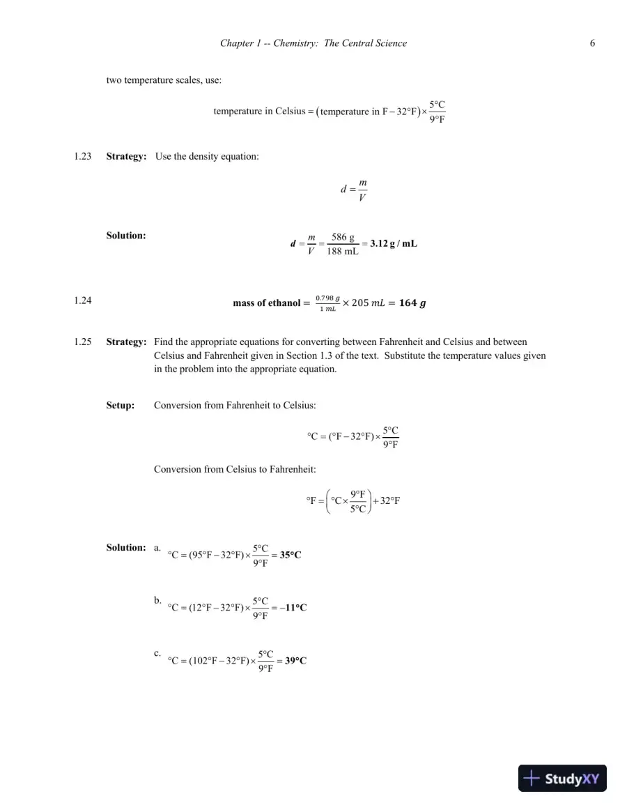 Chemistry 4th Edition Solution Manual, page 7