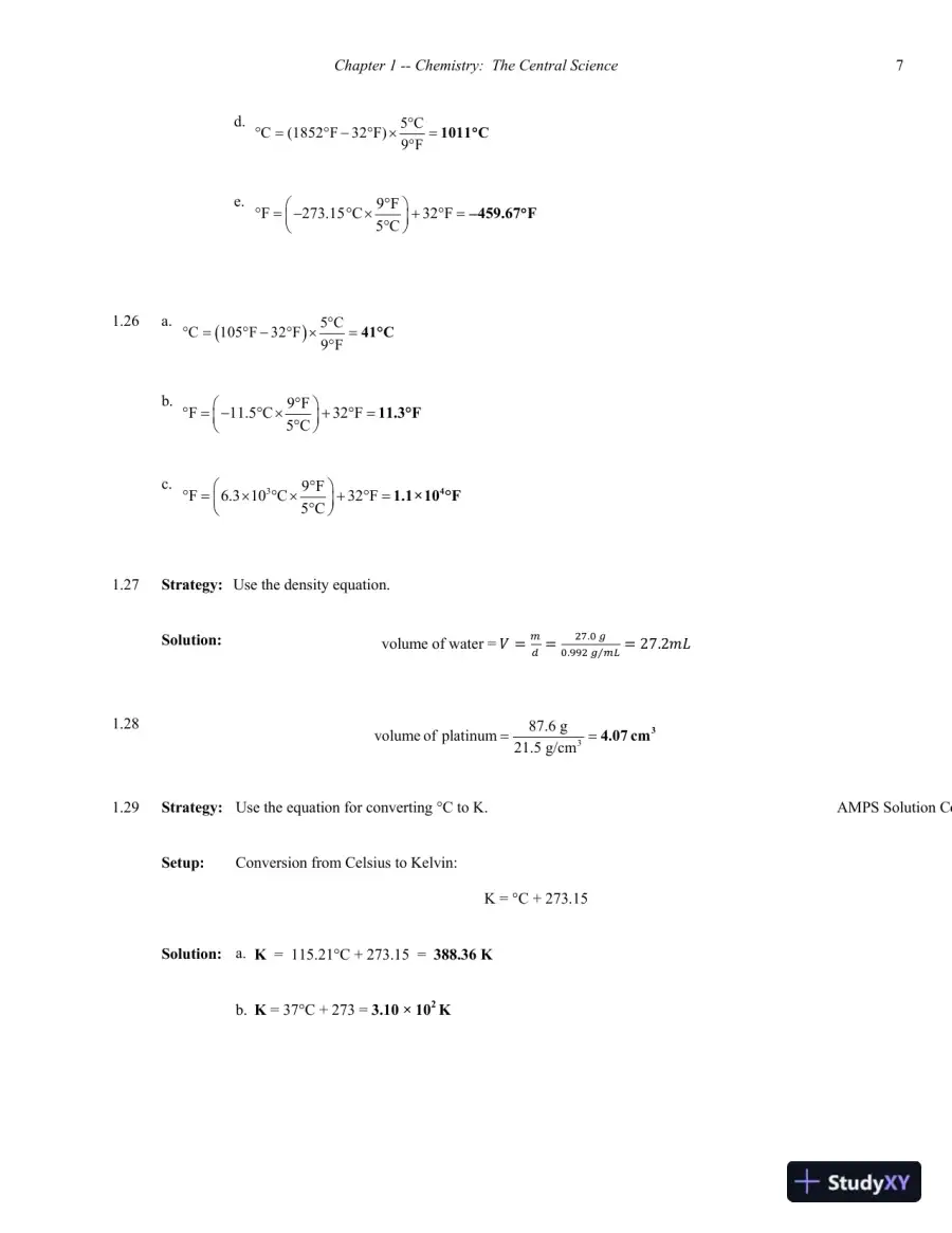 Chemistry 4th Edition Solution Manual, page 8