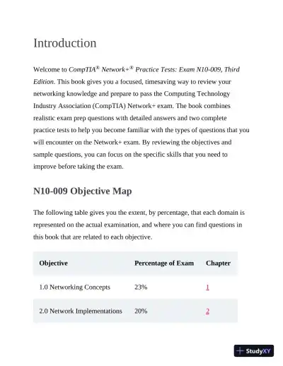 CompTIA Network+ Practice Tests: Exam N10-009 (2024) - Page 14 preview image