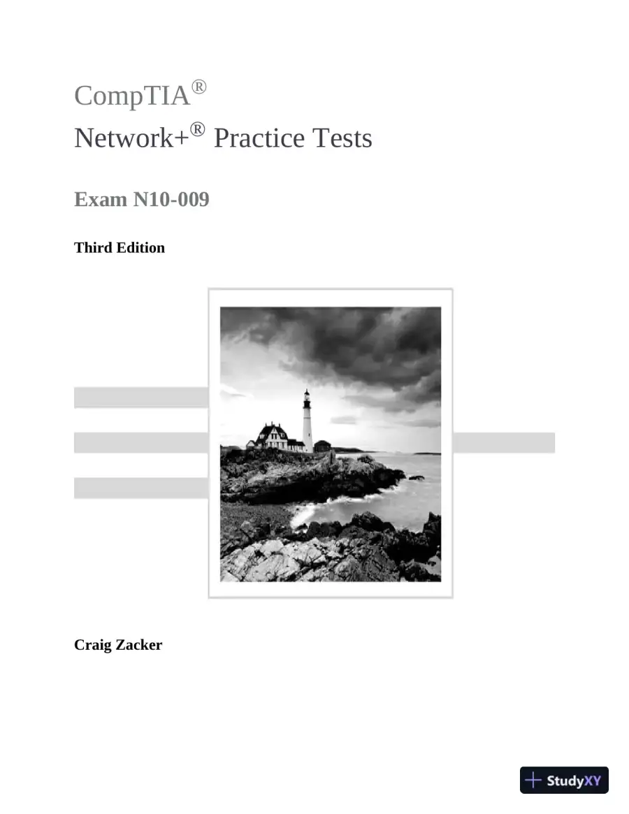 CompTIA Network+ Practice Tests: Exam N10-009 (2024), page 8