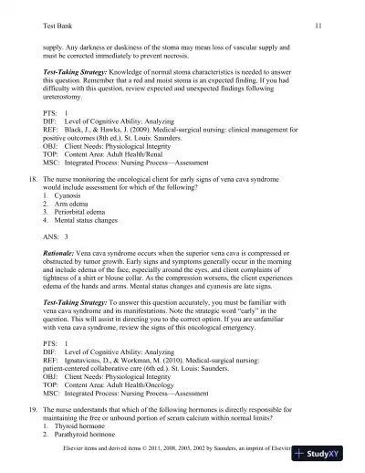 Saunders Comprehensive Review for the NCLEX-RN Examination, 5th Edition Test Bank - Page 12 preview image