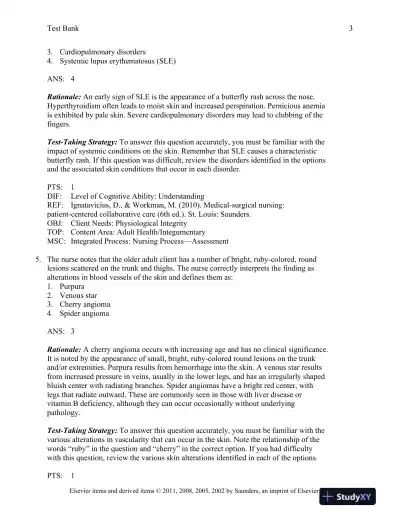 Saunders Comprehensive Review for the NCLEX-RN Examination, 5th Edition Test Bank - Page 4 preview image