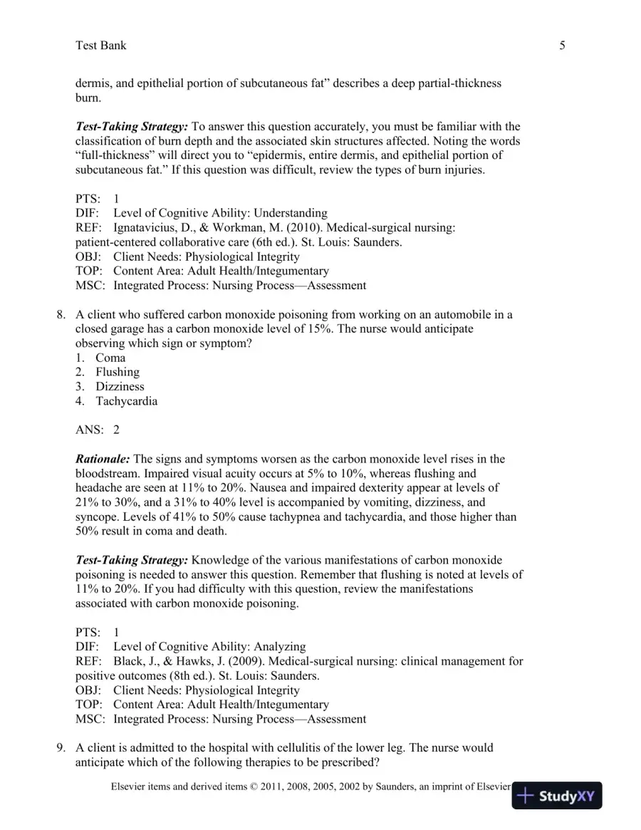 Saunders Comprehensive Review for the NCLEX-RN Examination, 5th Edition Test Bank, page 6