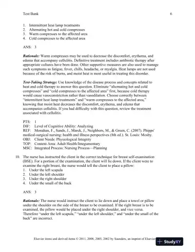 Saunders Comprehensive Review for the NCLEX-RN Examination, 5th Edition Test Bank - Page 7 preview image