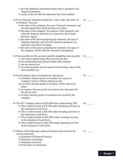 Financial Accounting 4th Canadian Edition Test Bank - Page 10 preview image
