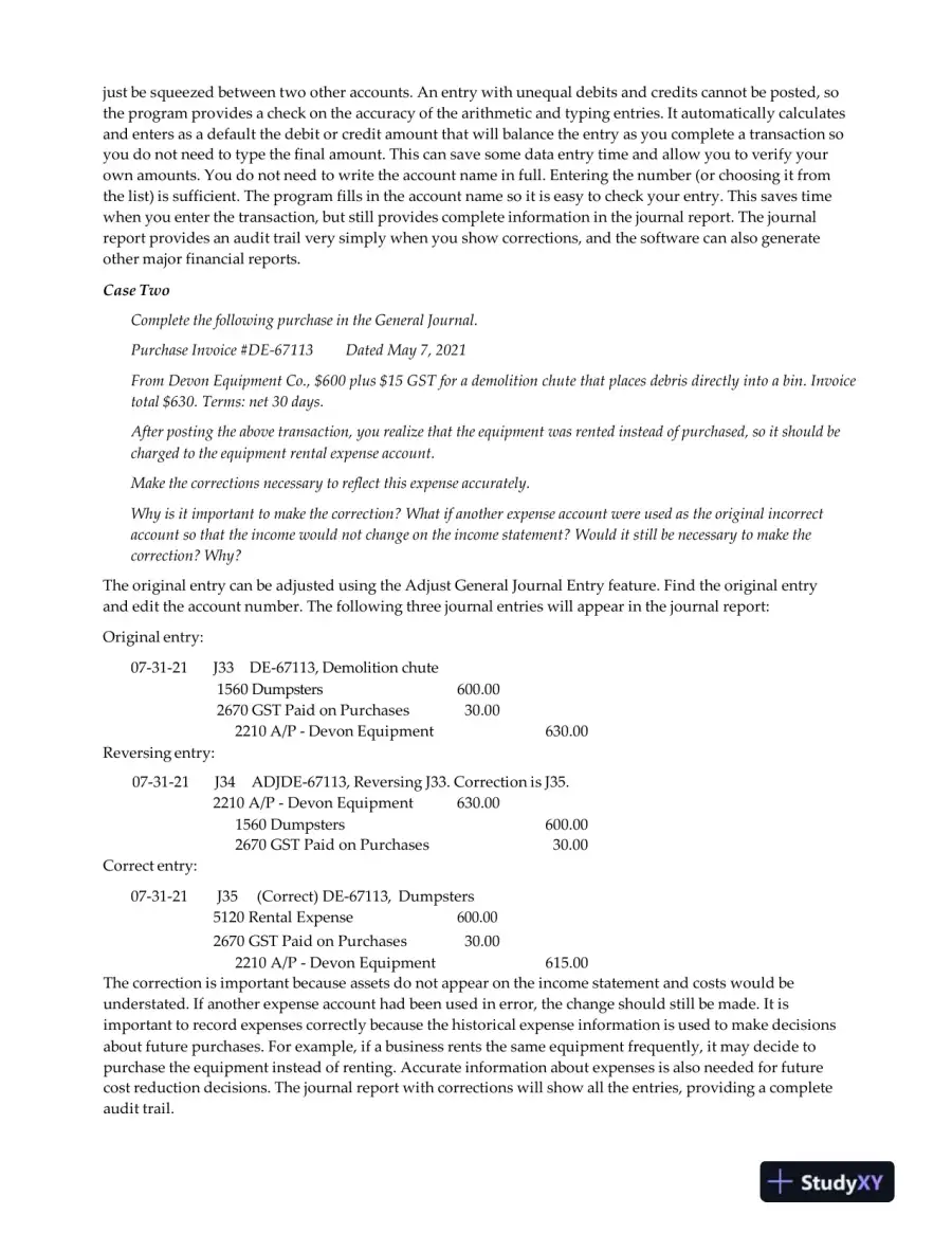 Solution Manual For Using Sage 50 Accounting 2019, 1st Edition, page 16