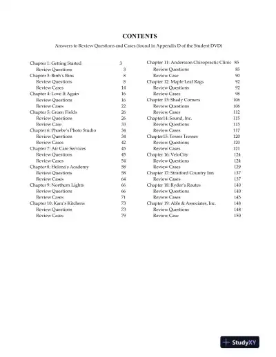 Solution Manual For Using Sage 50 Accounting 2019, 1st Edition - Page 3 preview image