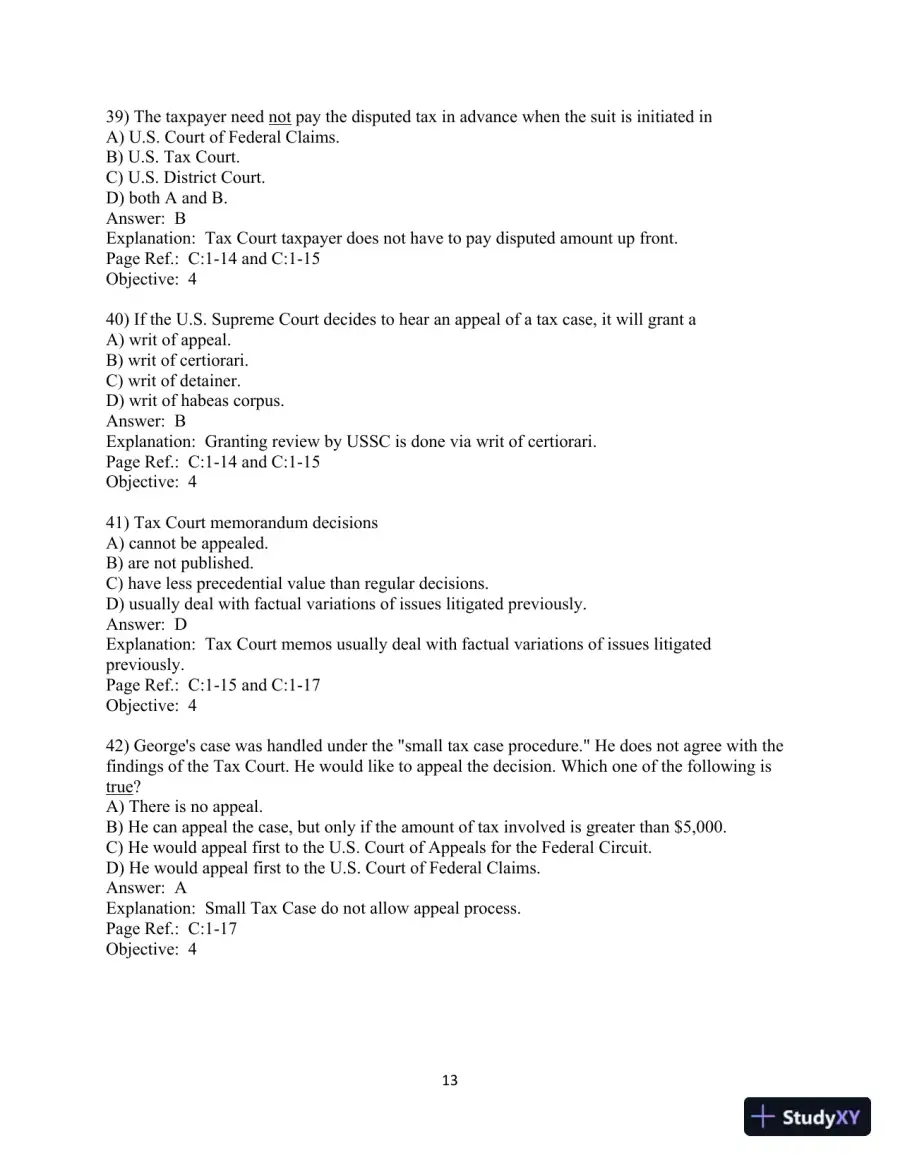 Pearson�s Federal Taxation 2020 Comprehensive 33rd Edition Test Bank, page 14