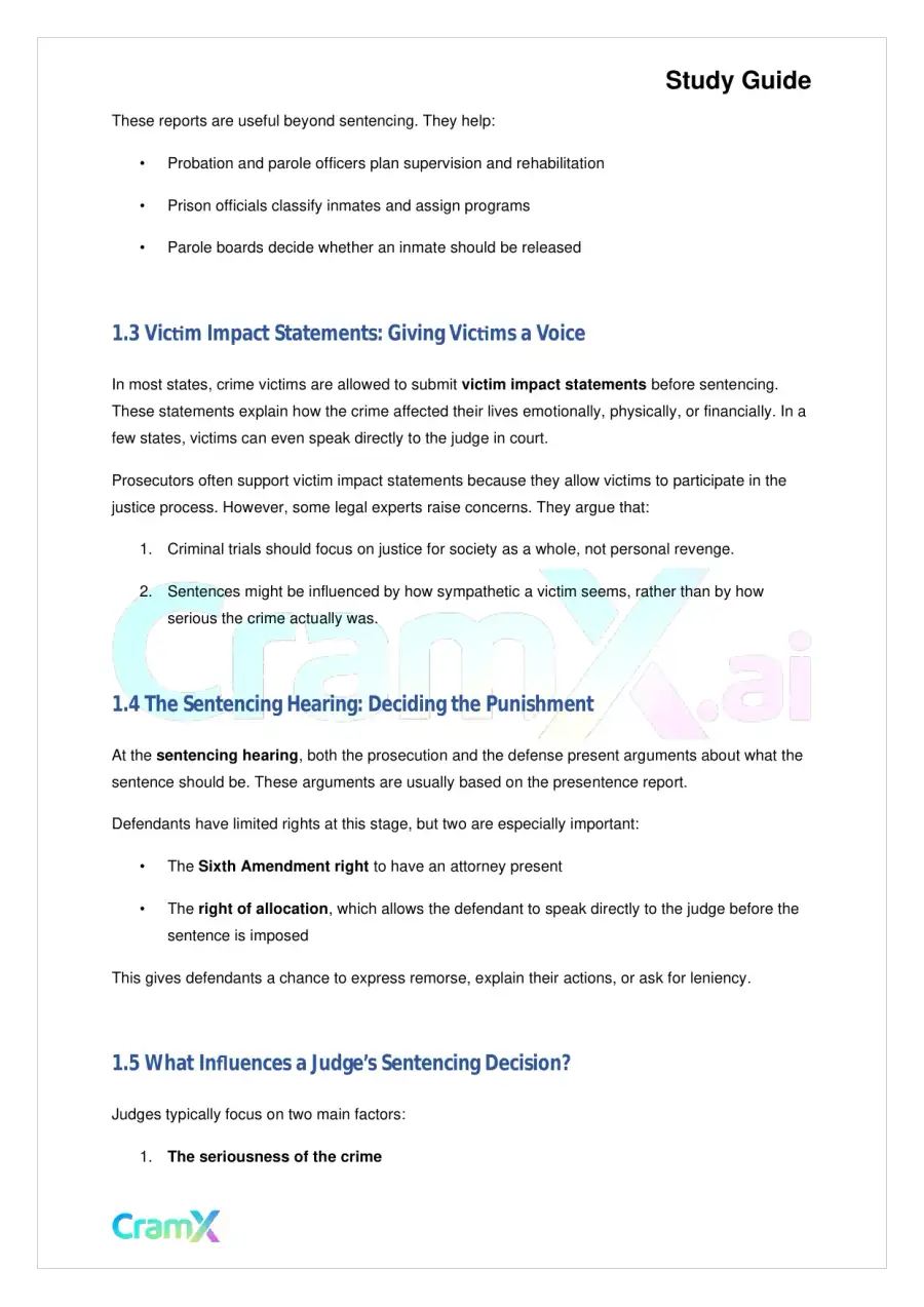 Criminal Justice - Defendants' Rights, page 2