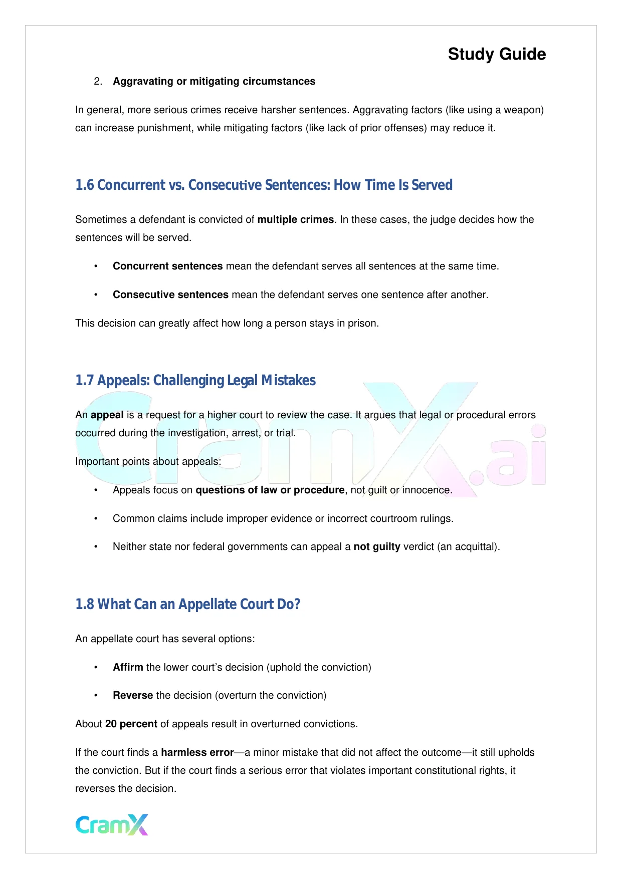 Criminal Justice - Defendants' Rights - Page 3 preview image