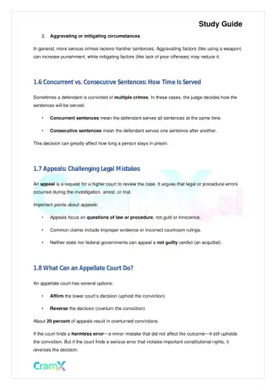 Criminal Justice - Defendants' Rights - Page 3 preview image