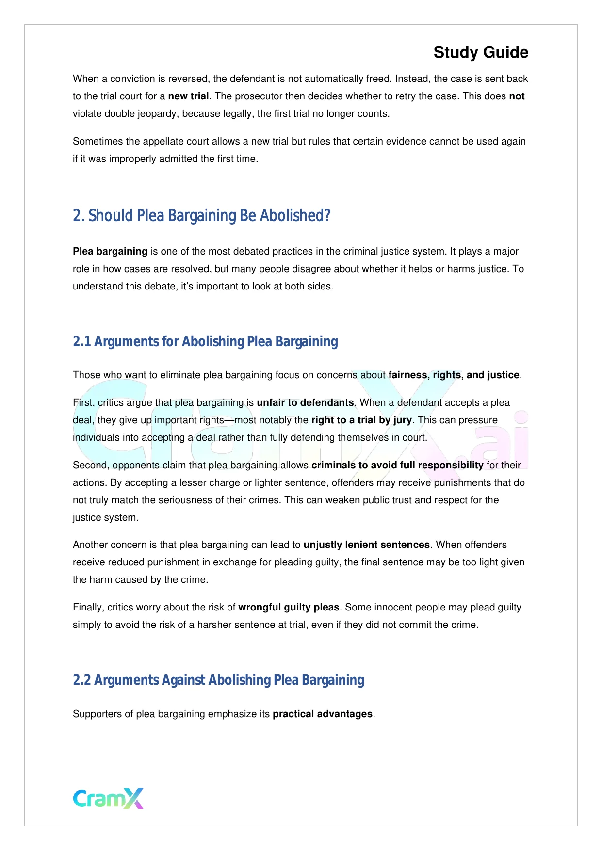 Criminal Justice - Defendants' Rights - Page 4 preview image
