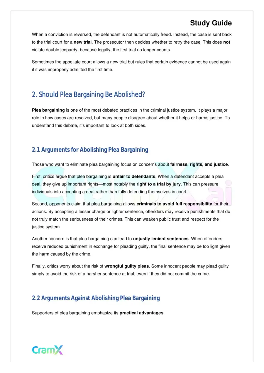 Criminal Justice - Defendants' Rights, page 4