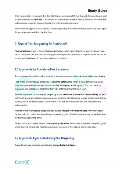 Criminal Justice - Defendants' Rights - Page 4 preview image