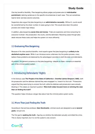 Criminal Justice - Defendants' Rights - Page 5 preview image