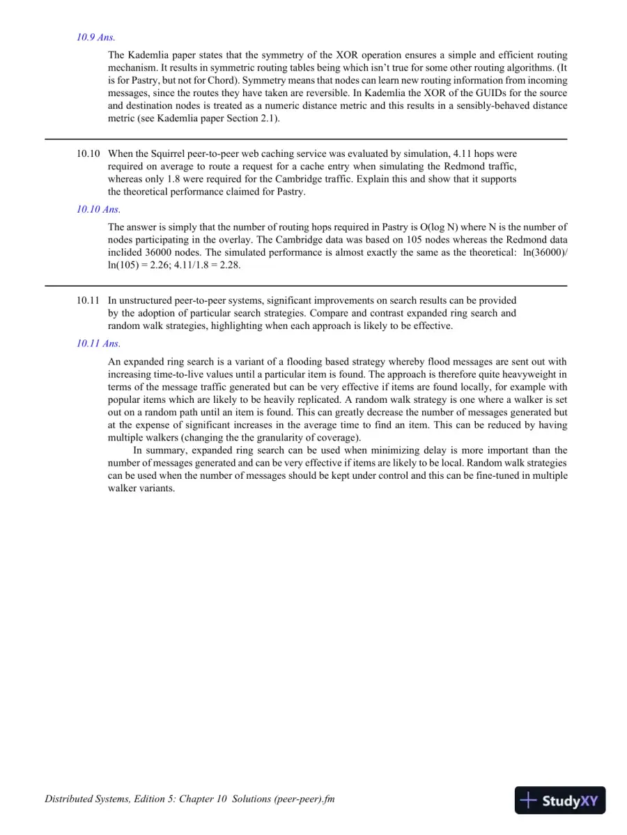 Solution Manual For Distributed Systems: Concepts And Design, 5th Edition, page 11