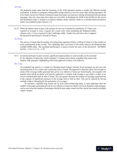 Solution Manual For Distributed Systems: Concepts And Design, 5th Edition - Page 11 preview image