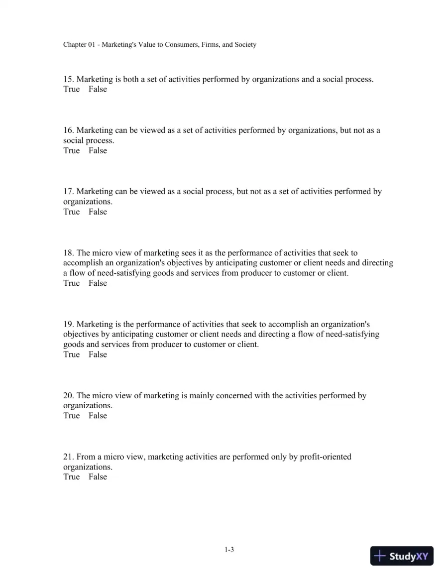 Test Bank For Basic Marketing: A Marketing Strategy Planning Approach, 18th Edition, page 4