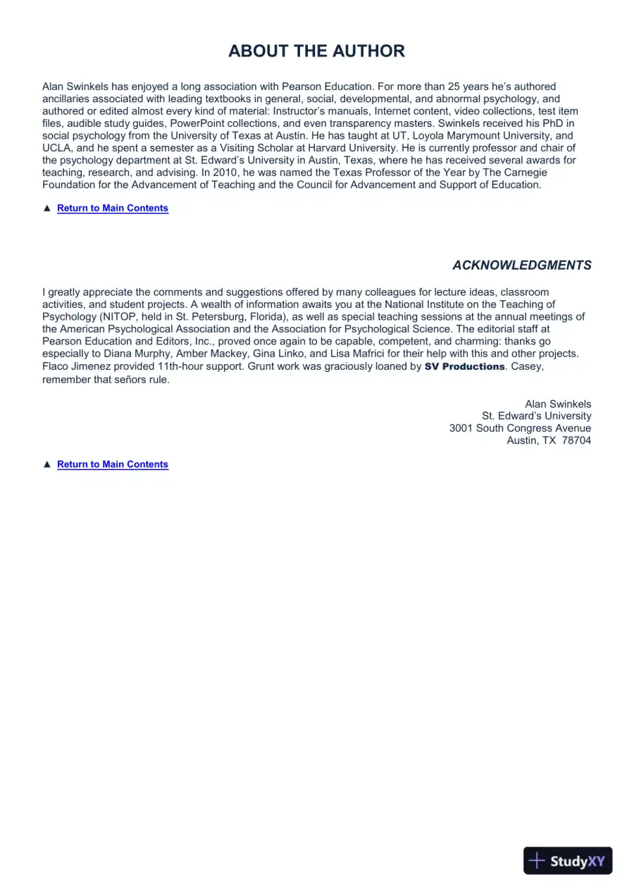 Class Notes for Psychology: An Exploration, 4th Edition, page 13