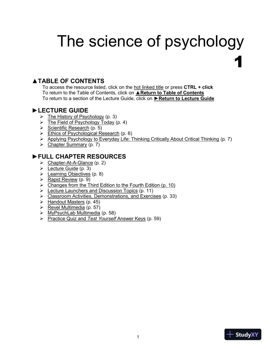 Class Notes for Psychology: An Exploration, 4th Edition, page 14