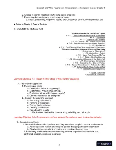 Class Notes for Psychology: An Exploration, 4th Edition - Page 18 preview image