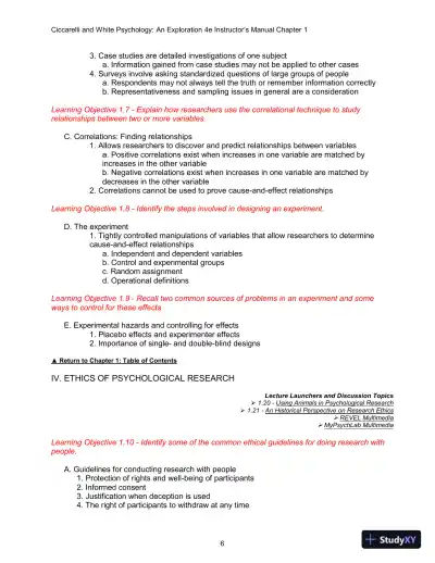 Class Notes for Psychology: An Exploration, 4th Edition - Page 19 preview image