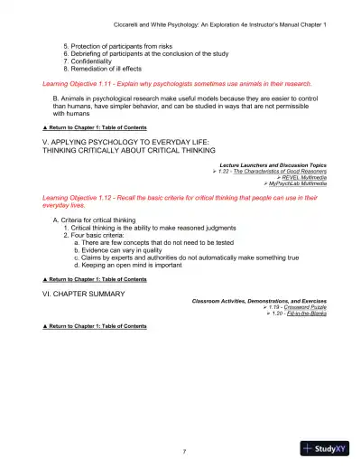 Class Notes for Psychology: An Exploration, 4th Edition - Page 20 preview image