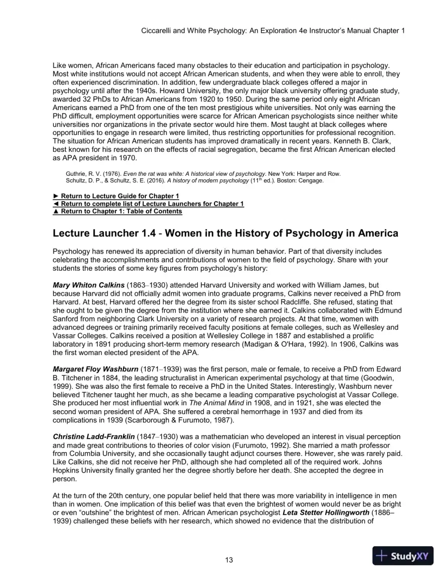 Class Notes for Psychology: An Exploration, 4th Edition, page 26