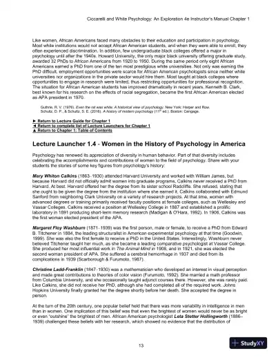 Class Notes for Psychology: An Exploration, 4th Edition - Page 26 preview image