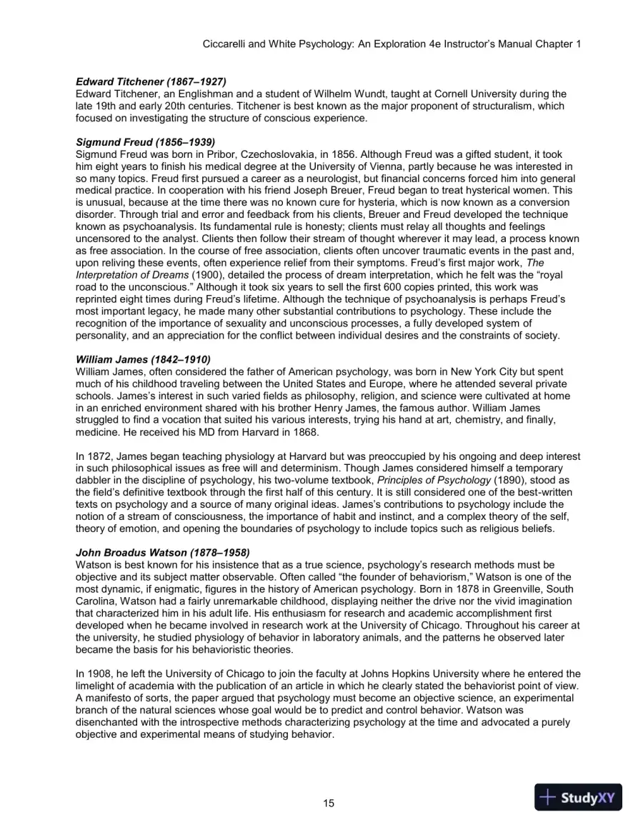 Class Notes for Psychology: An Exploration, 4th Edition, page 28