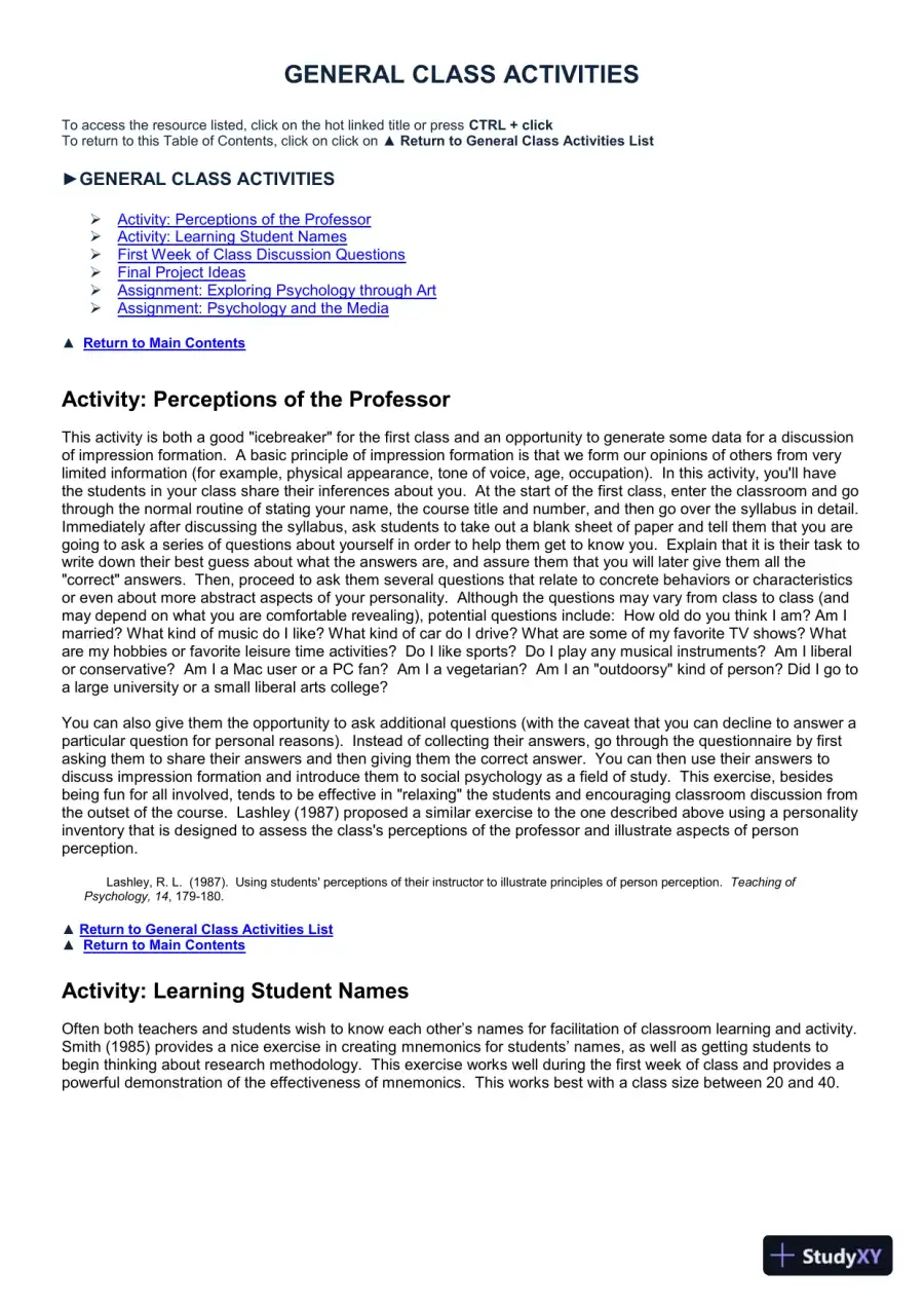 Class Notes for Psychology: An Exploration, 4th Edition, page 7