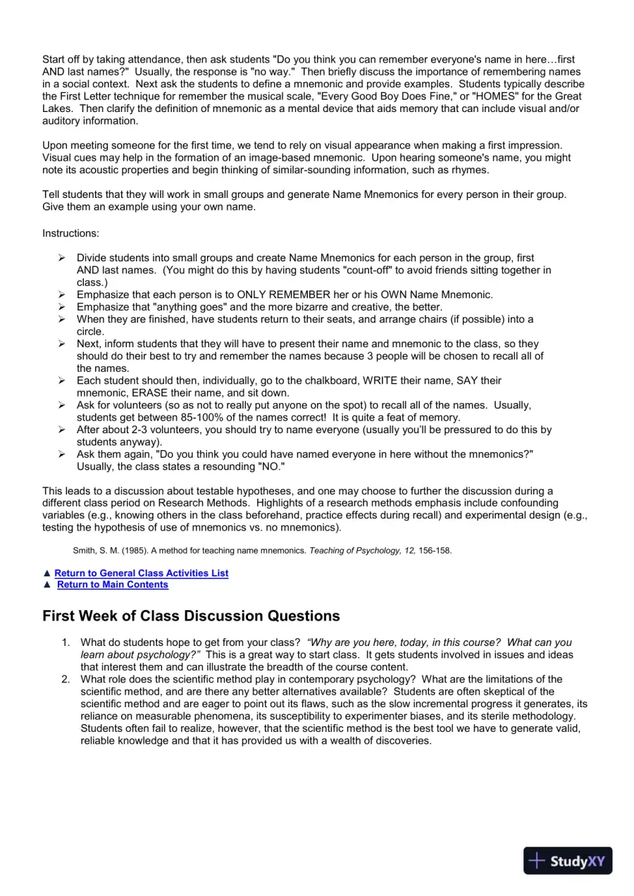 Class Notes for Psychology: An Exploration, 4th Edition, page 8
