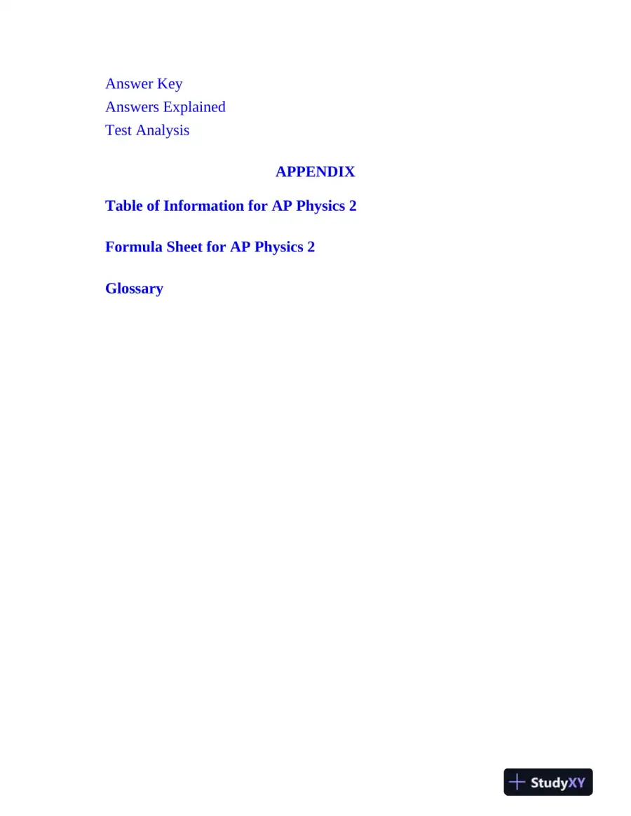 AP Physics 2 Premium, 2024: 4 Practice Tests + Comprehensive Review (2023), page 13