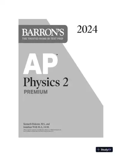 AP Physics 2 Premium, 2024: 4 Practice Tests + Comprehensive Review (2023) - Page 3 preview image