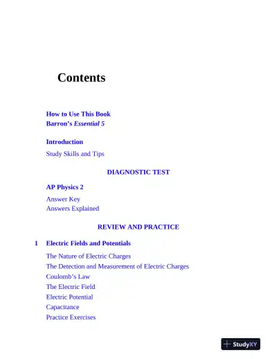 AP Physics 2 Premium, 2024: 4 Practice Tests + Comprehensive Review (2023) - Page 9 preview image