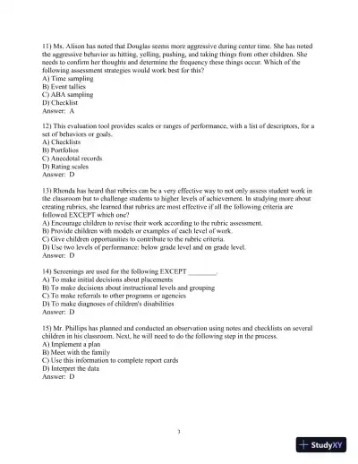 Test Bank for Early Childhood Education Today , 14th Edition - Page 13 preview image