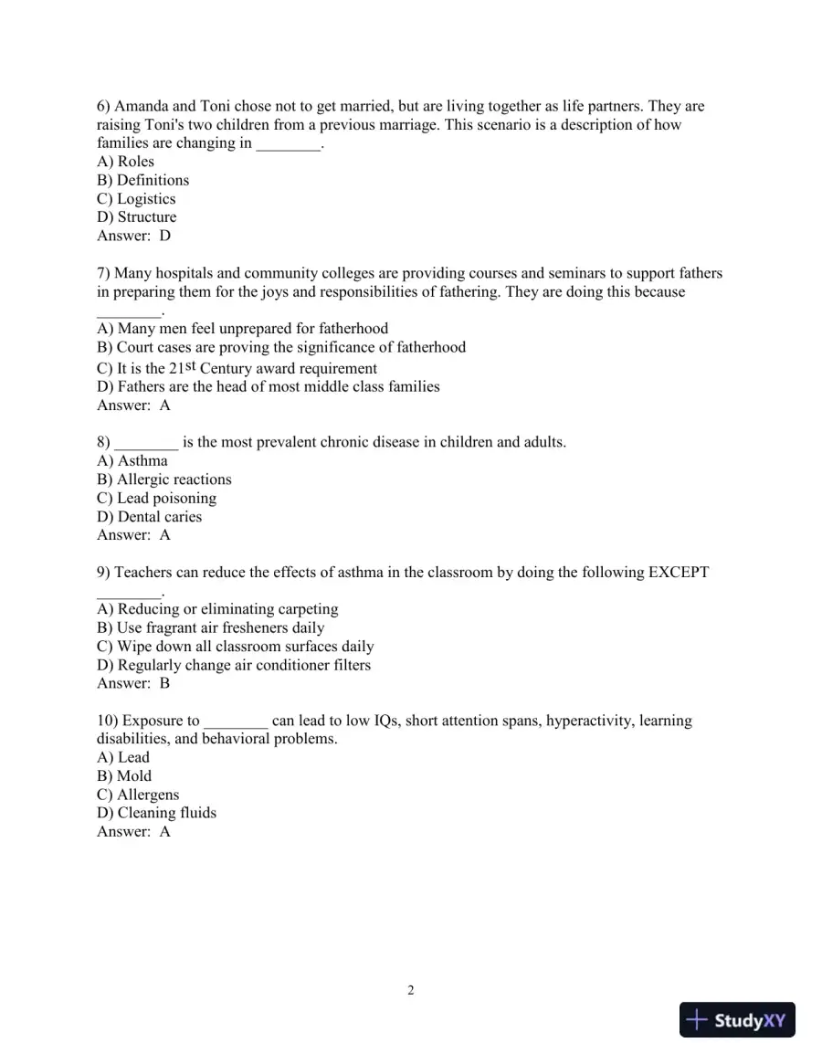 Test Bank for Early Childhood Education Today  , 14th Edition, page 7