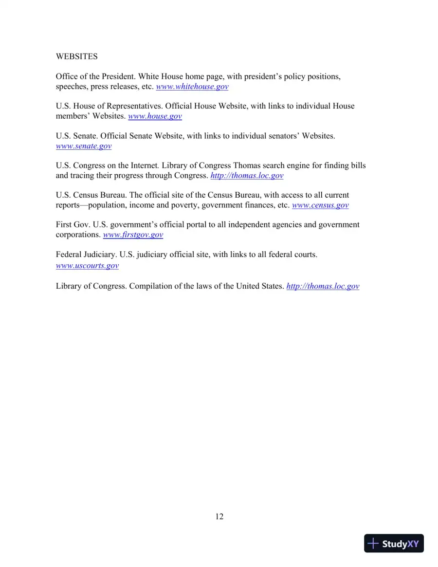 Test Bank for Understanding Public Policy, 15th Edition, page 13