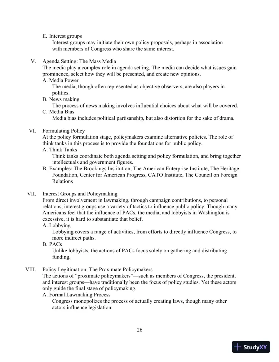 Test Bank for Understanding Public Policy, 15th Edition, page 27