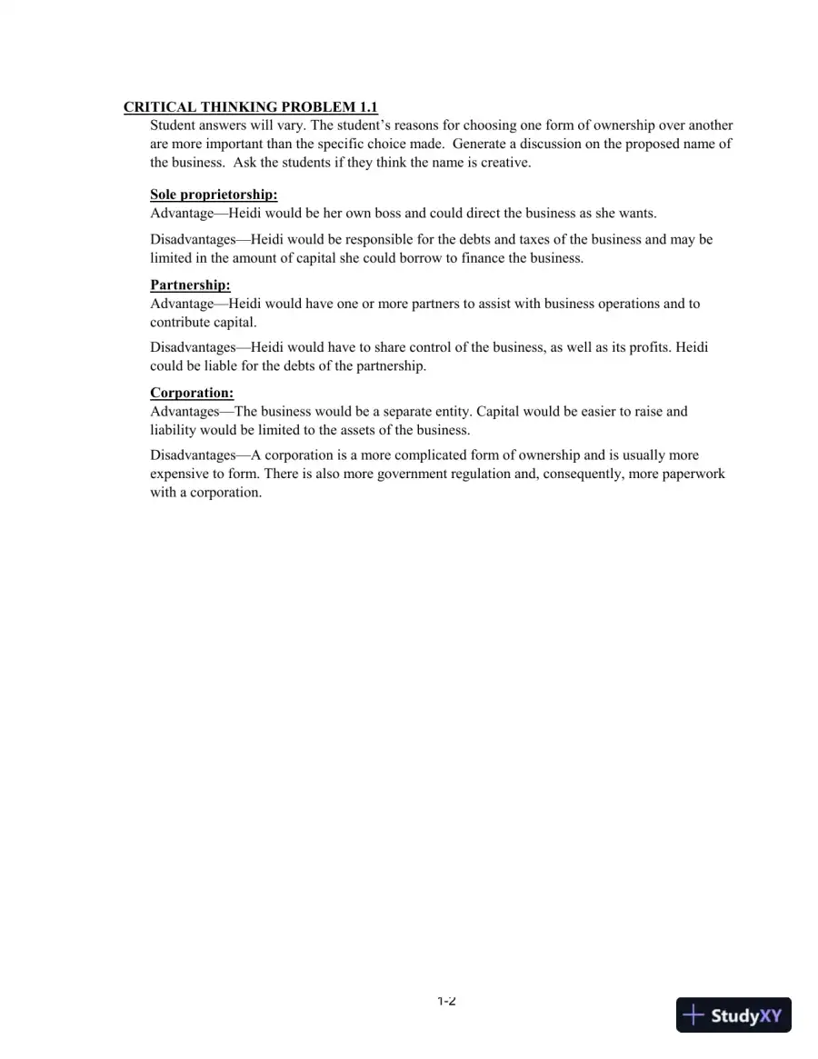 College Accounting (Chapters 1-24) 14th Edition Solution Manual, page 3